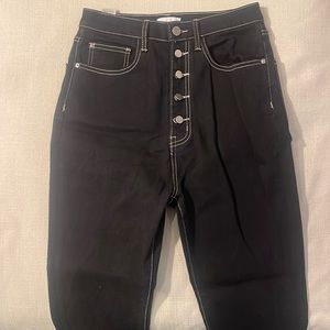 WeWoreWhat black lined denim jeans